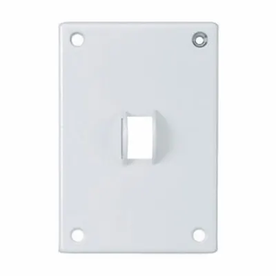 HUBBELL Wall Plate: Toggle, 1 Gang, White - General Purpose Wall Plates