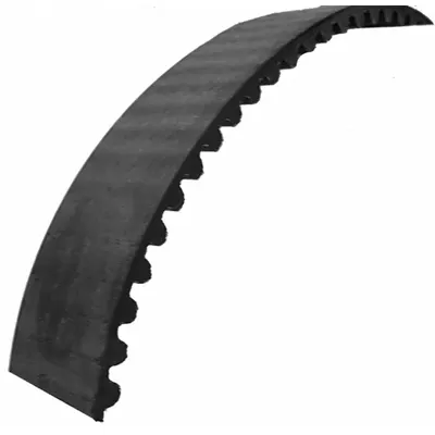 POWERHOUSE Timing Belt: One Side, Modified Curvilinear, Powerhouse, 8 mm Pitch, 20 mm Top Wd - GT Section Timing Belts