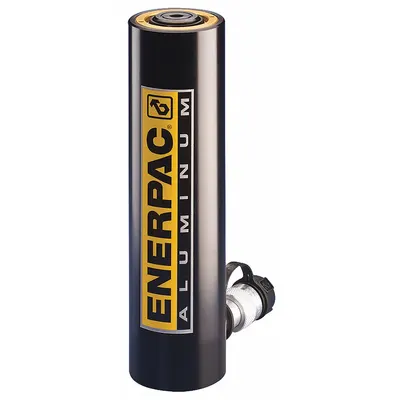 ENERPAC Hydraulic Ram: Single Acting, 20 ton Nominal Capacity, 6 in Nominal Stroke Lg - Lightweight Rams