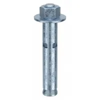 RED HEAD Sleeve Anchor: 3 in Overall Lg, 1/2 in Dia, 3/8"-16 Thread Size, Steel, Zinc Plated, 25 PK (MPN HN-1230)