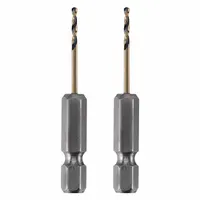 DEWALT Hex Shank Drill Bit: 1/16", 118° Chisel Point, Black & Gold HSS, Impact Rated, 2 PK (MPN DWA5004)