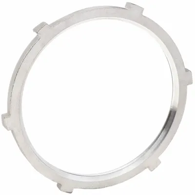 CALBRITE LockNut for Threaded RMC/IMC: 3/4 in Trade Size, 316 Stainless Steel, Polished - Locknuts for Threaded Conduit (RMC/IMC)