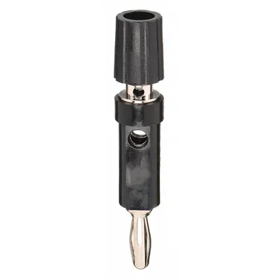 POMONA Binding Post: 1 1/2 in Lg, Brass, Polycarbonate, 2,500 V Max Volt, 15 A Max Current - Banana Jacks