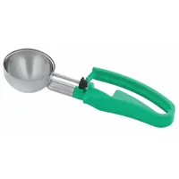 VOLLRATH Disher: 2.8 oz Capacity, Stainless Steel, NSF Certified, 2 1/2 in Bowl Dia, 47393