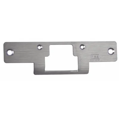 HES Electric Strike Faceplate, 1-1/4 in W x 6-7/8 in H, for Series 8300 - Electric Strike Faceplates