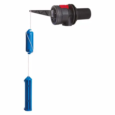 ANKA Float Valve: For Water Media, Angle Valve Body, Cylindrical, Bulkhead, Thermoplastic - General Service Float Valve Bodies
