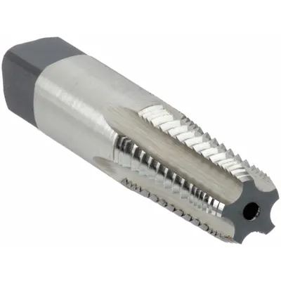 WIDIA GTD Pipe and Conduit Thread Tap: 1/8"-27 NPTF, H3 / 3B, 5 Flute, Plug Chamfer (MPN 16104) - Interrupted-Thread Pipe Taps for Aluminum