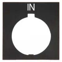 Legend Plate: 30 mm Panel Mounting Size, Rectangular, 1 in Overall Ht x 1 1/2 in Overall Wd (MPN HT8SP17)