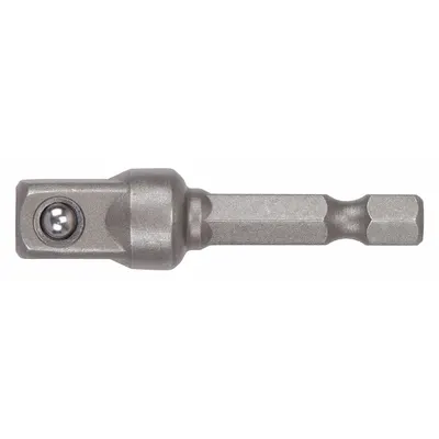 IRWIN Power Socket Adapter: 3/8 in Output Drive Size, Square, 2 in Overall Lg - 1/4" Male Hex Drive Power Socket Adapters