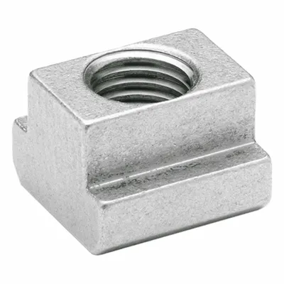 JW WINCO T-Slot Nuts: Stainless Steel, For 14 mm T-Slot, M12 Thread - Fully Threaded T-Slot Nuts