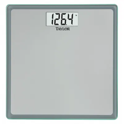 TAYLOR Bathroom Scale: Digital, kg/lb, 11 7/8 in Weighing Surface Wd - Bathroom Scales