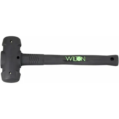 WILTON Dead Blow Hammer: Steel Handle, 4 lb Head Wt, 2 1/4 in Hammer Face Dia - Standard Dead-Blow Hammers