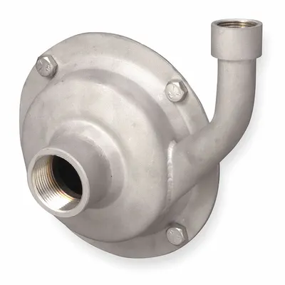 Dayton Straight Centrifugal Pump Head, 304 Stainless Steel, 56J NEMA, 2 hp Max - Straight Centrifugal Pump Heads