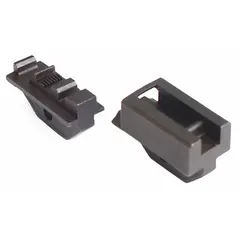 Replacement crimping die for RJ-45 connectors used in voice and data cabling. Compatible with WESTWARD models 13H874, 13H879, and 13H886. Designed for terminating LAN, STP, and UTP cables in structured cabling and networking installations.