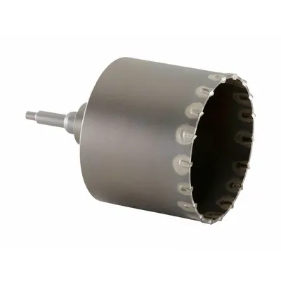 MILWAUKEE Core Center Bit: SDS Plus Shank, 3 1/2 in Core Dia - Two-Piece Shankless Core Bit Heads