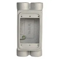 APPLETON ELECTRIC Electrical Box: Iron, Rectangular, 1 Gangs, 1/2 in Hub Size, 18 cu in Capacity (MPN FSCD-1-50)