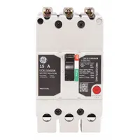 GE Molded Case Circuit Breaker: 15 A Amps, 35kA at 277/480V AC, Fixed, Lug, ABC (MPN TEYH3015B)