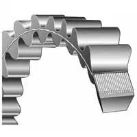 BANDO Cogged V-Belt: DC, DC6X380, 15 in Outside Lg, 15/64 in Top Wd, 5/32 in Thick, 16 in Nominal Lg