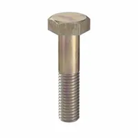 Hex Head Cap Screw: Steel, Class 10.9, Zinc Yellow, M10, Metric, 45 mm lg, Partially Threaded, 50 PK (MPN HC10100451-050P1)