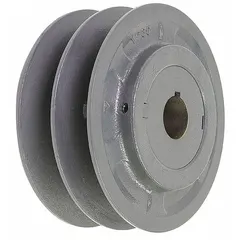 Sheave used in HVACR equipment to transmit power between a motor and driven component via a belt. Adjusts rotational speed and torque in belt-driven systems. Suitable for precision cooling and industrial HVACR applications.