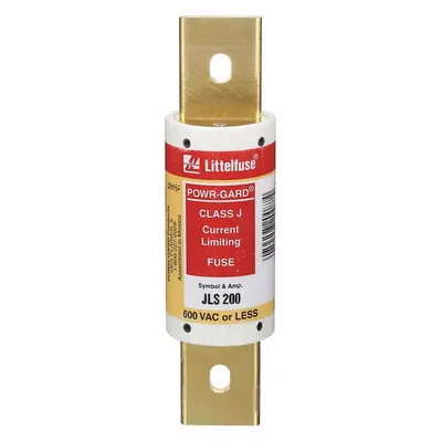 LITTELFUSE Fuse: JLS Series, Class J, Bolt-On Body, Fast-Acting, 200 A, 600 V AC - Fast-Acting Bolt-On Fuses
