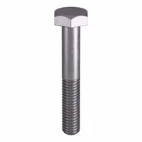 This Grade B8M heavy hex bolt is a structural fastener with a 3/8"-16 thread size and plain finish. Manufactured to ASTM A193 material quality standards and ASME B18.2.1 dimensional standards, it is suited for high-temperature and corrosive environments such as pressure vessels, flanges, and piping systems. Supplied in a small pack without a nut