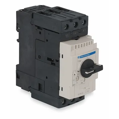 SCHNEIDER Manual Motor Starter: Non-Reversing, 3 Poles, 13 A, Thermal Protection - Non-Reversing Starters with Thermal Overloads