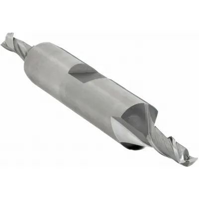 OSG Square End Mill: Cobalt, Double End, 2 Flute, 3.5 mm Mill Dia, 11.11 mm LOC - Double-End Cobalt Square End Mills