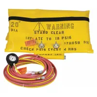CHERNE Test-Ball Plug: For 21 in Pipe, Tether Channel Tether, Smooth Body Surface, 43 in Deflated Lg (MPN 277134)