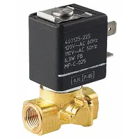 ASCO Solenoid Valve: 2-Way, Normally Closed, 1/8 in Pipe Size, 220V AC/240V AC, Compact, Brass Body (MPN SC8256B045V)