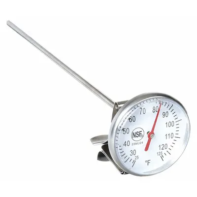 OEM APPROVED VENDOR NSF-Rated Vat & Pan Clip-On Dial Thermometer - NSF-Rated Vat & Pan Clip-On Dial Thermometers