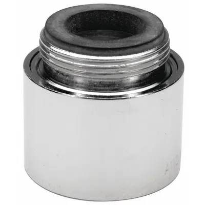 ZURN Aerator: 1 gpm Flow Rate, Laminar Flow Outlet, Brass, Chrome Finish - Faucet Aerators & Outlets