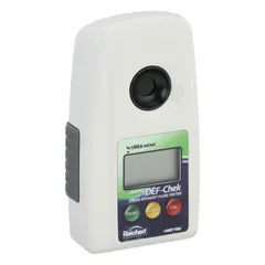 This digital handheld refractometer is designed for measuring Diesel Exhaust Fluid (DEF) concentration. It features automatic operation with an accuracy of +/- 0.1% and a resolution of 0.001. Suitable for quality control of DEF in selective catalytic reduction (SCR) systems for diesel engines.