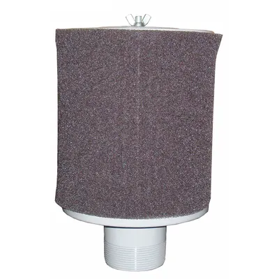 SOLBERG Intake Exposed Filter: 5 in (M)NPT Inlet Size, 800 cfm, 14 in Overall Ht - Air Compressor Intake Filters & Silencers