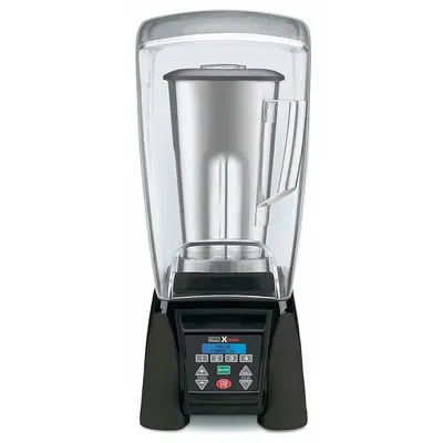 WARING COMMERCIAL Blender: 64 oz Capacity, 3 1/2 hp Horsepower, Variable Speeds, Electronic Keypad - Heavy-Duty Food & Beverage Blenders with Sound Enclosure