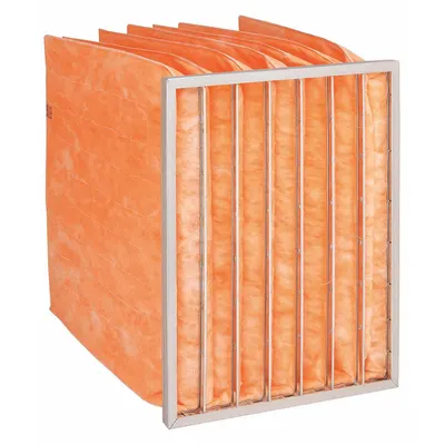 OEM Pocket Air Filter: 24 in x 20 in x 22 in, MERV 11, Orange, Fiberglass - MERV 11 Pocket Air Filters