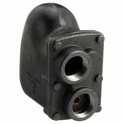 BELL & GOSSETT Steam Trap: Cast Iron, 1 1/2 in FNPT, 7,600 lb/hr, 15 psi Max., 377°F Max. - Cast Iron C-Pattern Float & Thermostatic Steam Traps