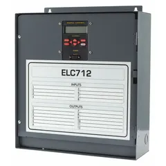 The TORK ELC712 is a digital timer switch with a metal body for indoor panel mounting. It operates on 24/120/208-240/277V AC and features SPDT switching. The timer offers 365-day astronomic scheduling, automatically adjusting for seasonal daylight changes. Typical applications include automated control of lighting and equipment in commercial and industrial facilities.