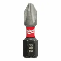 MILWAUKEE Insert Bit: Insert Bit, Imperial, PH2 Bit Industry Size, #2 Bit Size, Std, 1 in Overall Lg (MPN 48-32-5003)