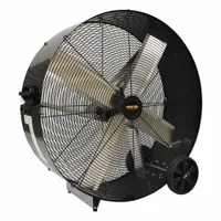 MASTER Barrel Fan: 42 in Blade Dia, 120V AC, Stationary, 1/4 hp, Direct Drive, Steel (MPN MHD-42D-C)