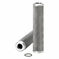 Cartridge hydraulic filter with cellulose media, 1 in inside diameter and 1 3/4 in outside diameter. Designed for use with Diesel Exhaust Fluid in Caterpillar vehicles. Traps contaminants to protect DEF system components