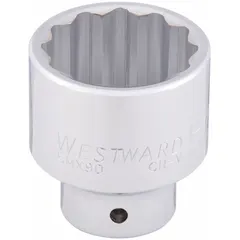 This 3/4" drive hand socket features a 41 mm metric size with a 12-point standard profile. Constructed from chrome, it is designed for manual use with compatible ratchets and accessories. Commonly used in heavy equipment, automotive, and industrial maintenance for tightening or loosening 41 mm hex fasteners.