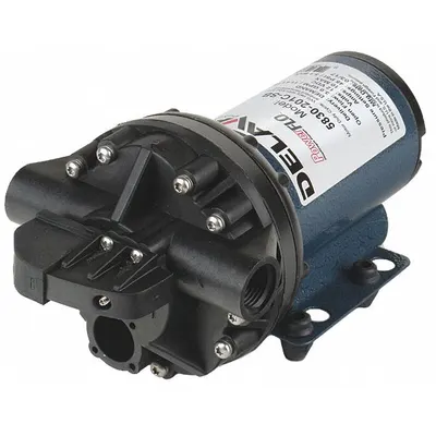 DELAVAN AG PUMPS Diaphragm Pump: Electric, 5830-201C-SB, Demand Pressure Switch, Polypropylene - On-Demand Electric Sprayer Pumps