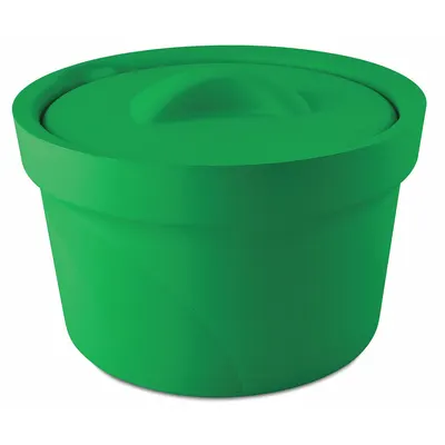 MAGIC Ice Bucket with Lid: 2.5 L Capacity, Round, Polyurethane Foam, Green - Ice Buckets & Pans