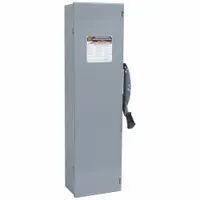 SQUARE D Safety Switch: Fusible, 60 A, Three Phase, 240V AC, Galvanized Steel, Indoor (MPN DT322)