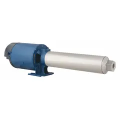 Horizontal booster pump with a three-phase, open drip-proof (ODP) motor rated at 3 hp and 208-230/460V AC. Delivers a best efficiency flow of 27 gpm. Used for water pressure boosting in commercial and industrial water supply systems, irrigation, and pressure boosting stations.