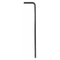 WESTWARD Hex Key: 0 Ball Ends, 3/32 in Tip Size, SAE, Long, Alloy Steel, Black Oxide, L, 2 Tips