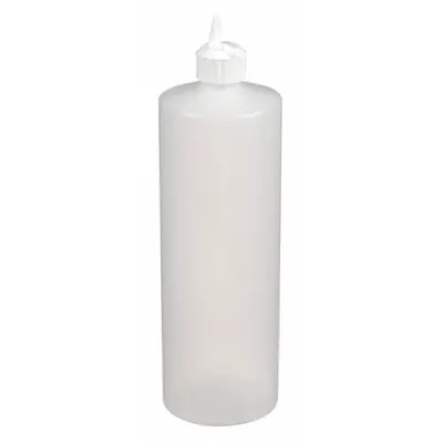 QORPAK Dispensing Bottle: HDPE, 960 mL, 32 fl oz, No Label, Closure Included, Dispensing - HDPE Dropper Bottles