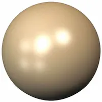 Decorative Bollard: Sphere Shape, Beige, 18 in Overall Ht, 400 lb Wt (MPN BB18)
