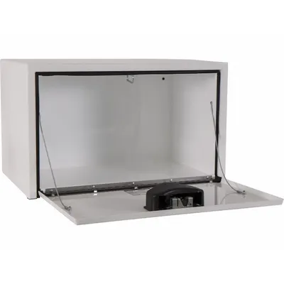 BUYERS PRODUCTS Underbody Truck Box: Underbody Truck Box, Single Drop-Down Door Door, White - Single Drop-Down Door Boxes